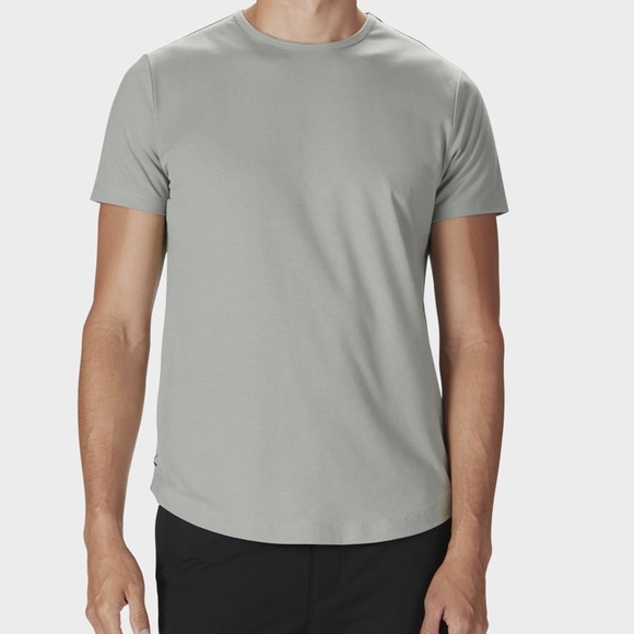 Cuts Curve Hem Shirt - Picture 1 of 3